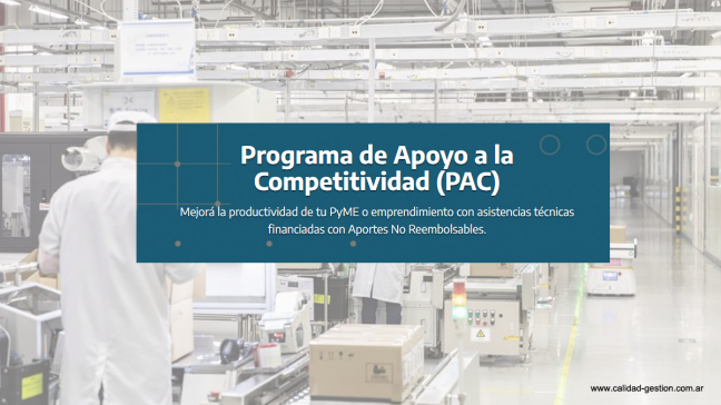 Programa de Apoyo a la Competitividad PAC 2021 Argentina